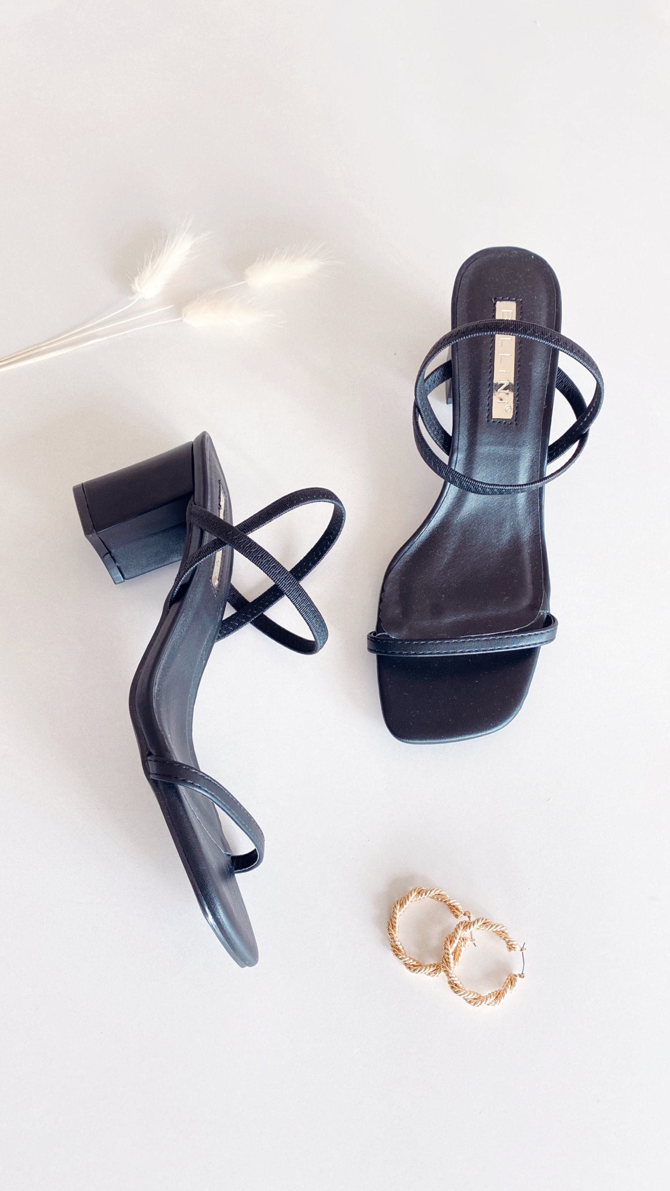 Balton Mule Heels for Women - Comfortable Black Block Heel Slides - Perfect for Office, Party & Casual Wear