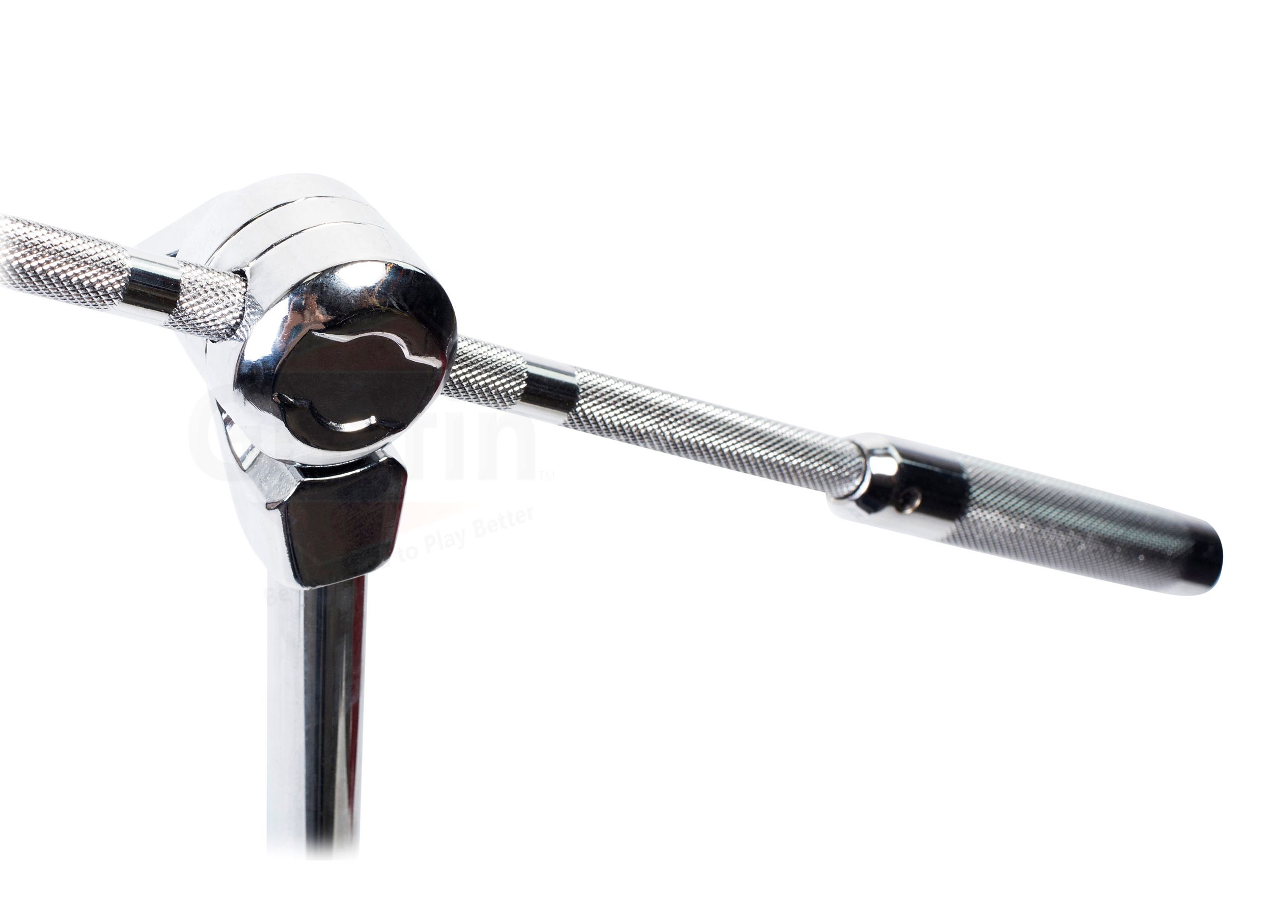 4-Pack Heavy Duty Cymbal Boom Stand & Straight Cymbal Stand Combo Set by GRIFFIN | Professional Drum Hardware Kit for Crash, Ride, Splash Cymbals | Double Braced Legs & Counterweight Adapter | Perfect for Live Performances, Studio Recording & Drum Practice
