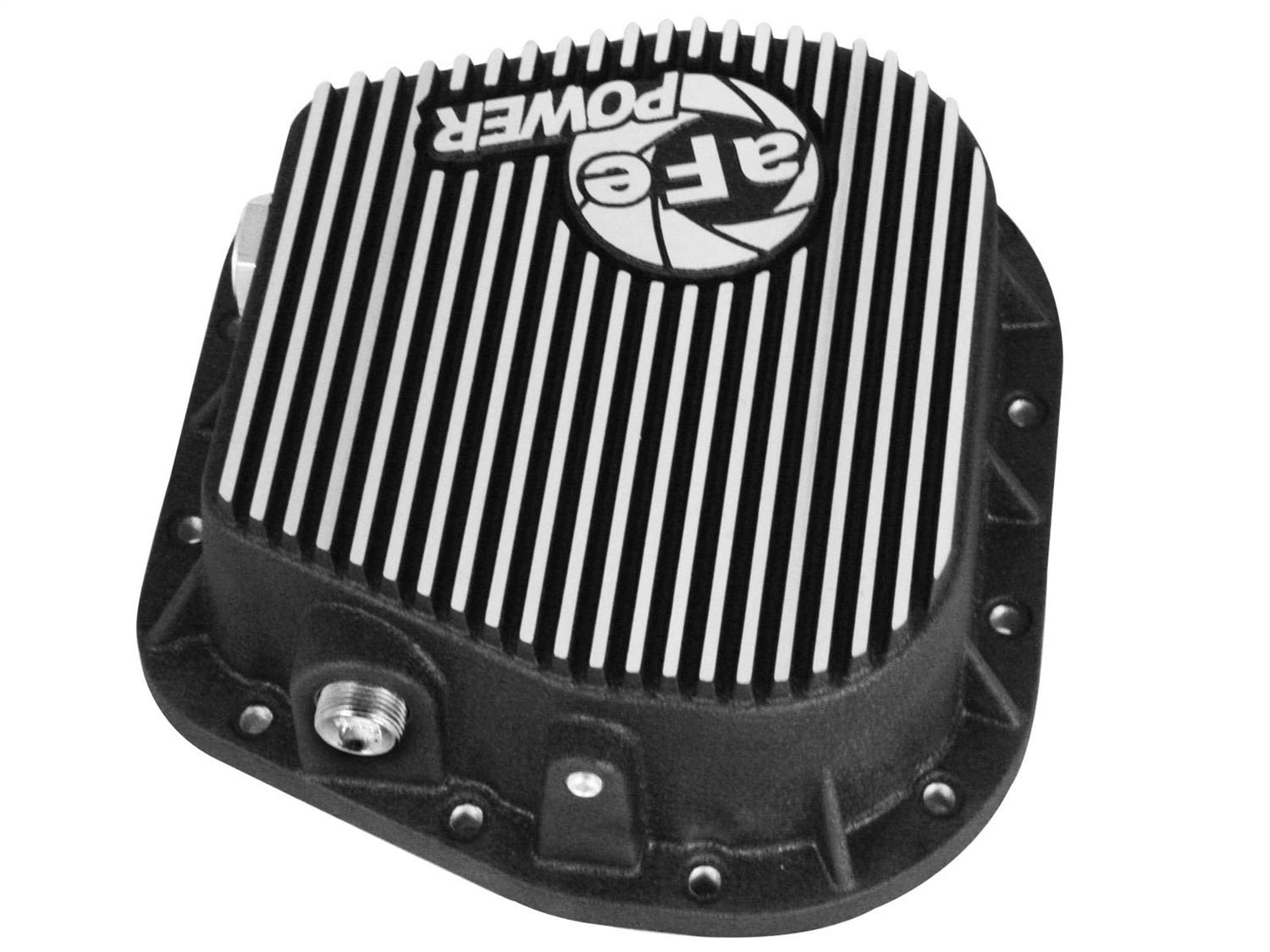 aFe Power 46-70152-WL Machined Rear Differential Cover with Gear Oil - Heavy-Duty Protection for Trucks & SUVs Off-Roading & Towing