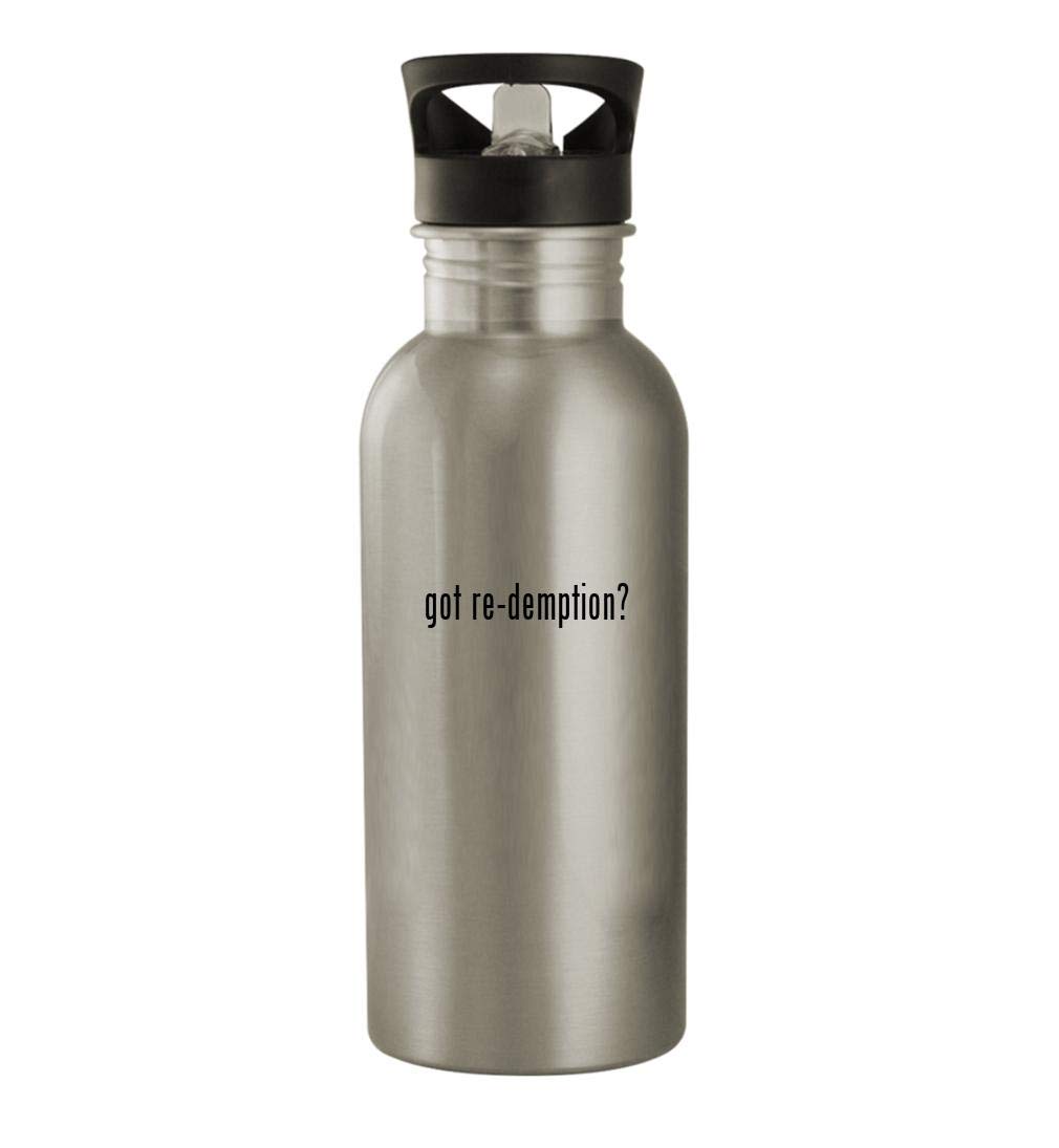 20oz Stainless Steel Water Bottle - Vacuum Insulated, Leakproof, Silver - Perfect for Gym, Hiking & Everyday Hydration