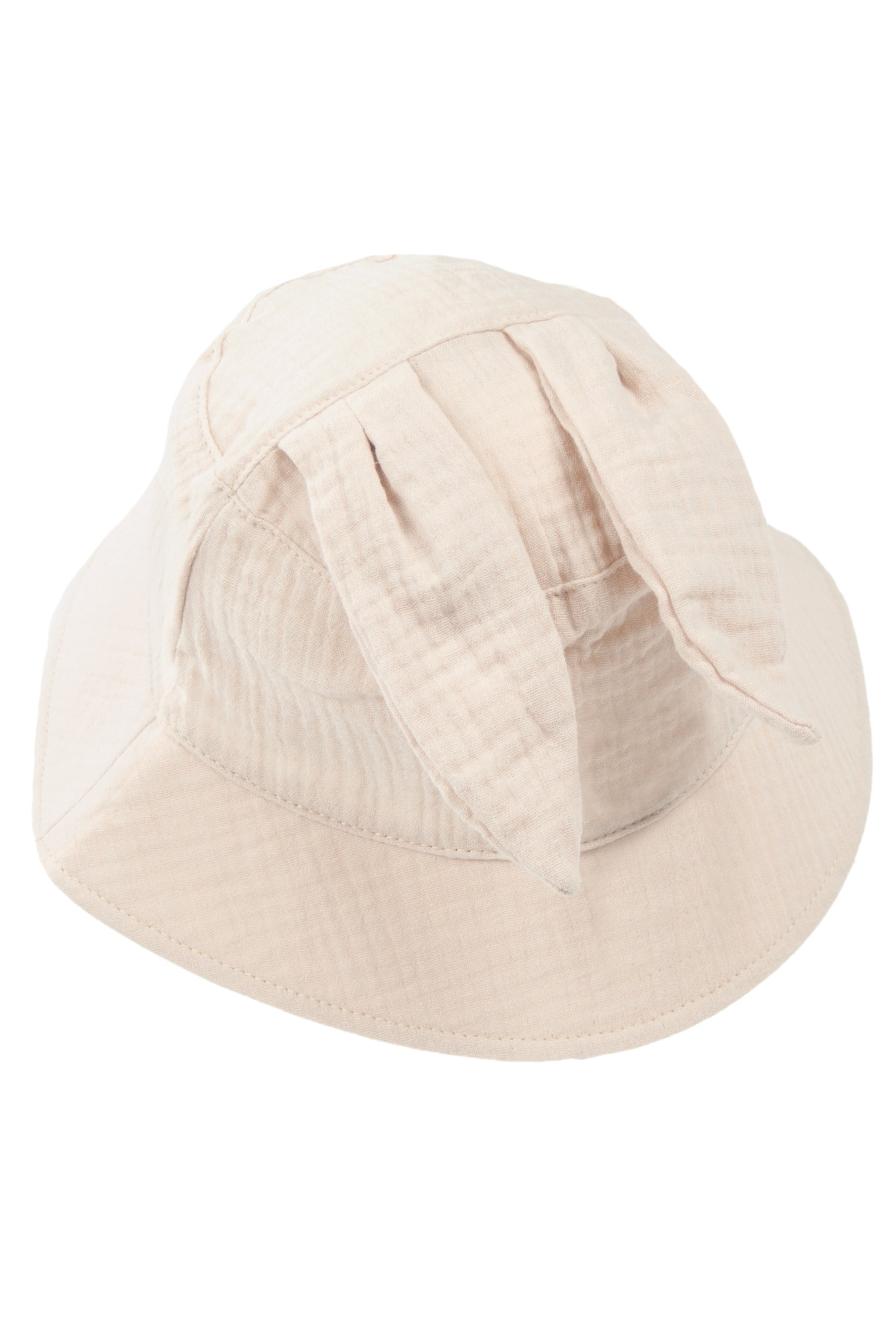 Yennefer Beige Cheesecloth Bunny Hat - Soft & Breathable Cotton Headwear for Women - Perfect for Cosplay, Halloween Costumes & Winter Fashion