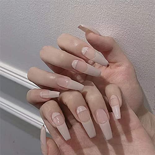 Creamy Grey-Pink French