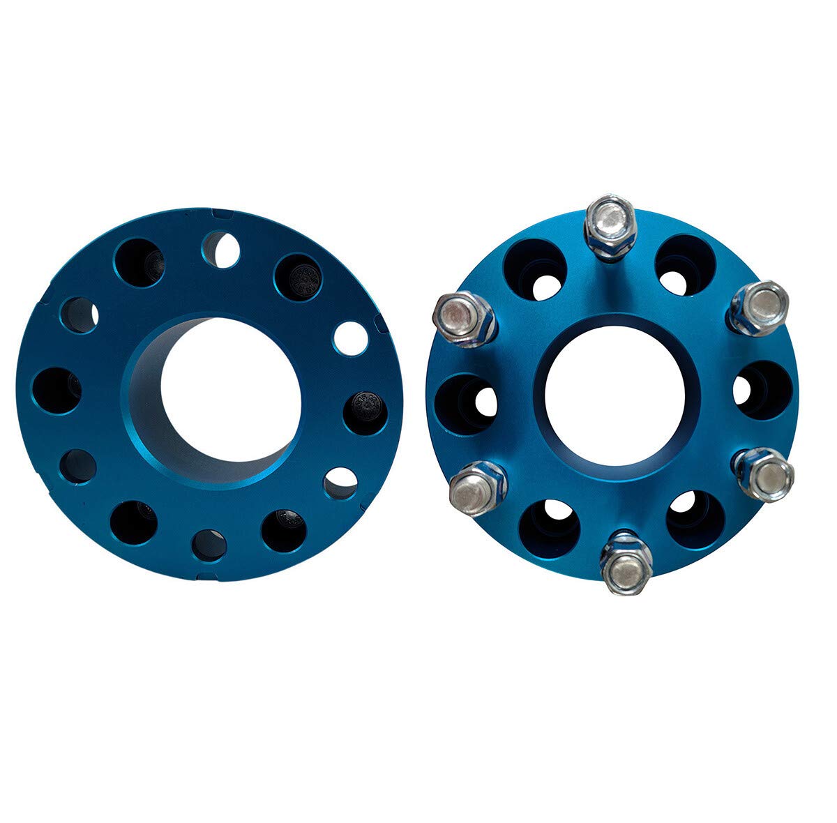 4pc 2 Inch Blue Wheel Spacers for 1999-2020 Cadillac Escalade 2WD/4WD - 6x5.5