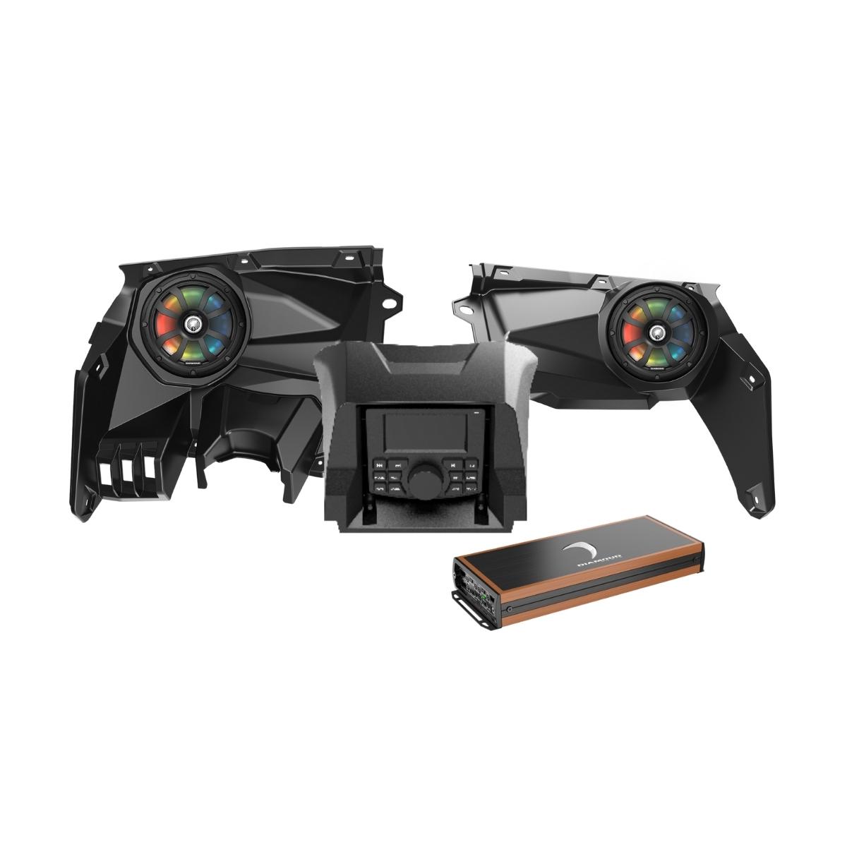 Can Am X3 Dash Audio Speaker Kit - High-Quality Sound System for Off-Road Adventures | Perfect for UTV, ATV & Side-by-Side Vehicles