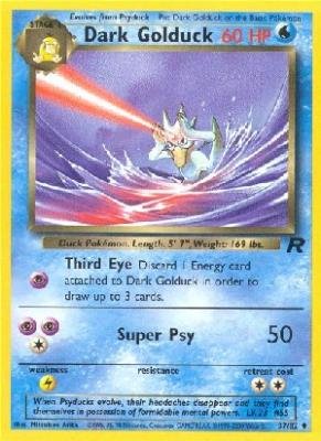 Dark Golduck - Team Rocket Pokemon Card #37 - Rare Collectible Trading Card for Fans & Players - Perfect for Battles, Trading & Display