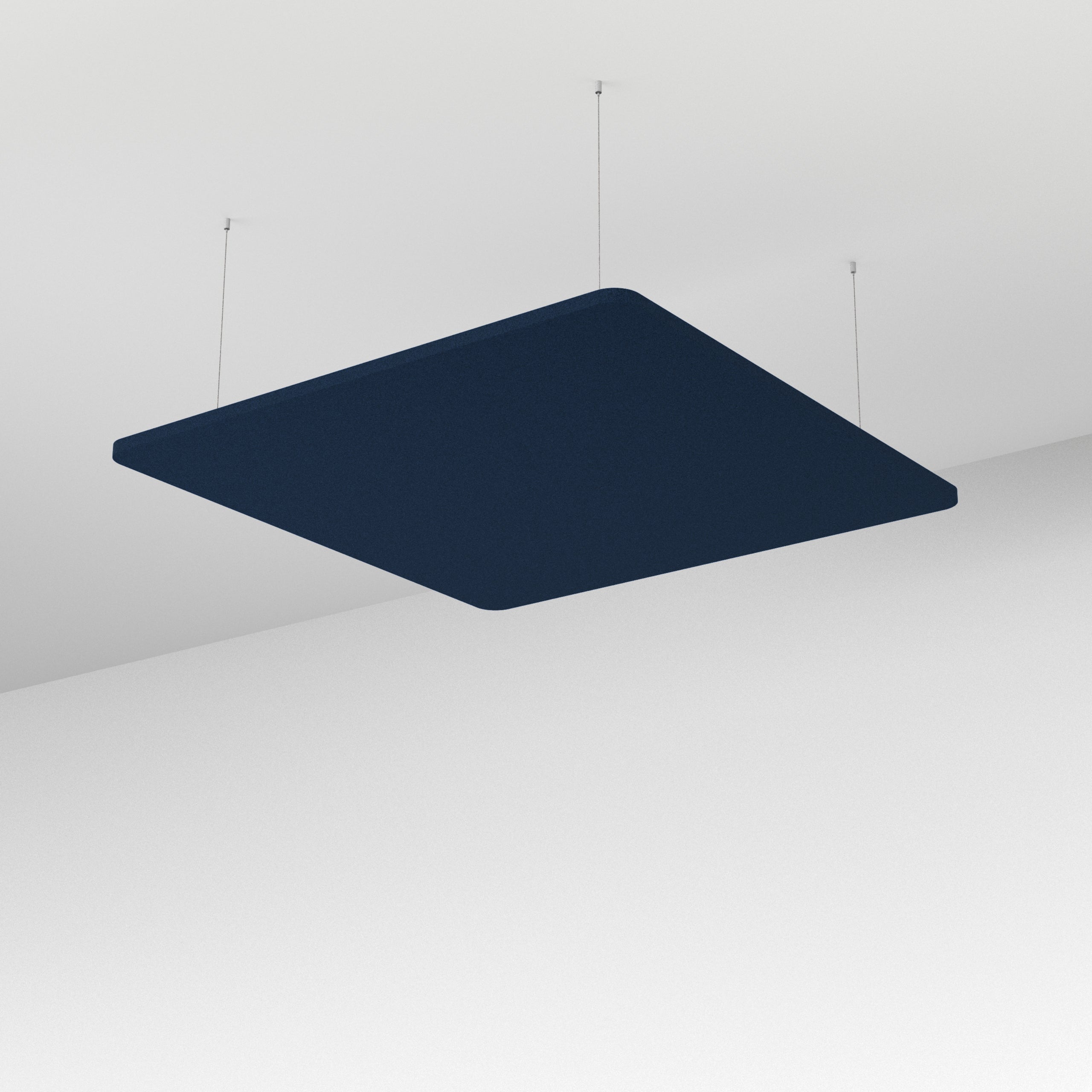 Premium 24mm Acoustic Floating Ceiling Panels 1200x1200mm - Soundproof Tiles for Home Theater, Office & Studio in Multiple Colors