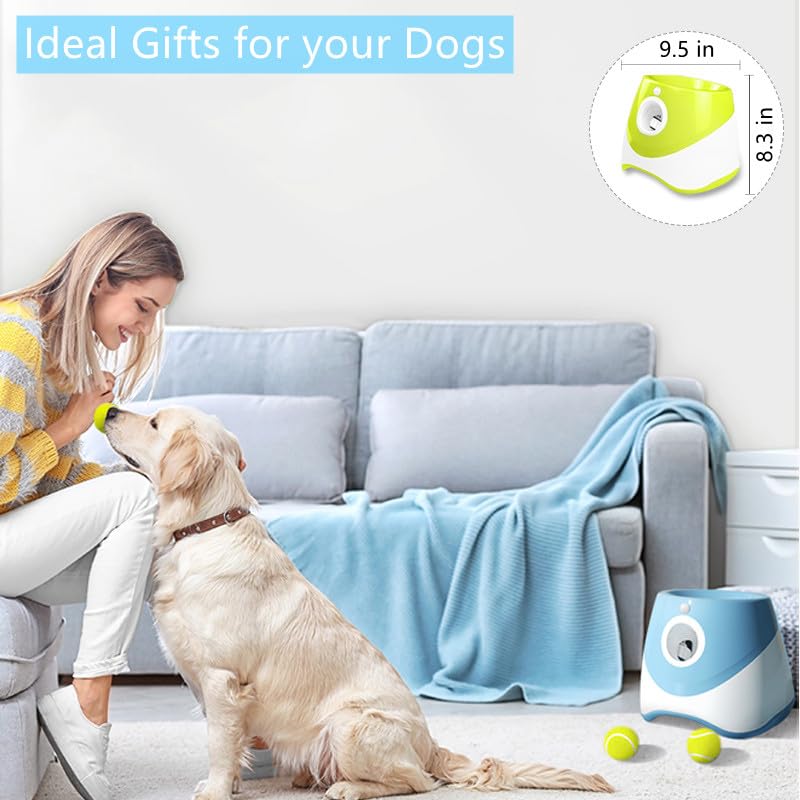 **2 Inch Mini Tennis Balls for Dogs - 6 Pack Small Dog Training Balls for Puppies, Play & Exercise - Yellow, Fits Most Automatic Ball Launchers - Perfect for Fetch, Training & Outdoor Fun**