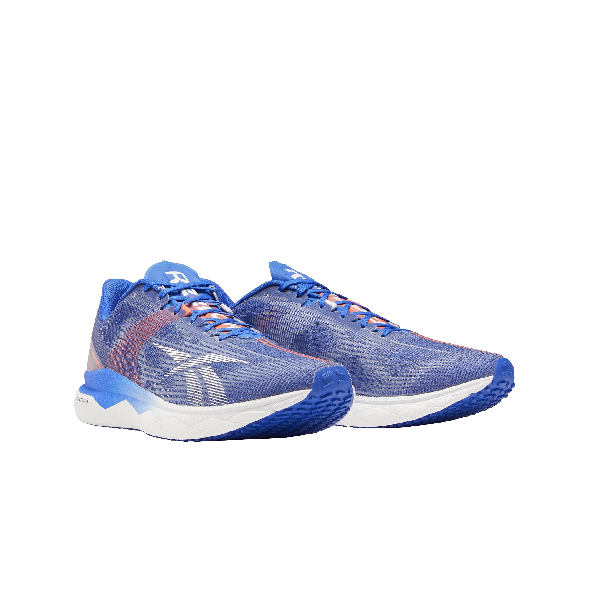 Reebok Men's Floatride Run Fast 3.0 Running Shoes - Court Blue/FTWR White/Orange Flare - Size 11 | Lightweight Cushioned Sneakers for Jogging, Gym Workouts & Daily Wear