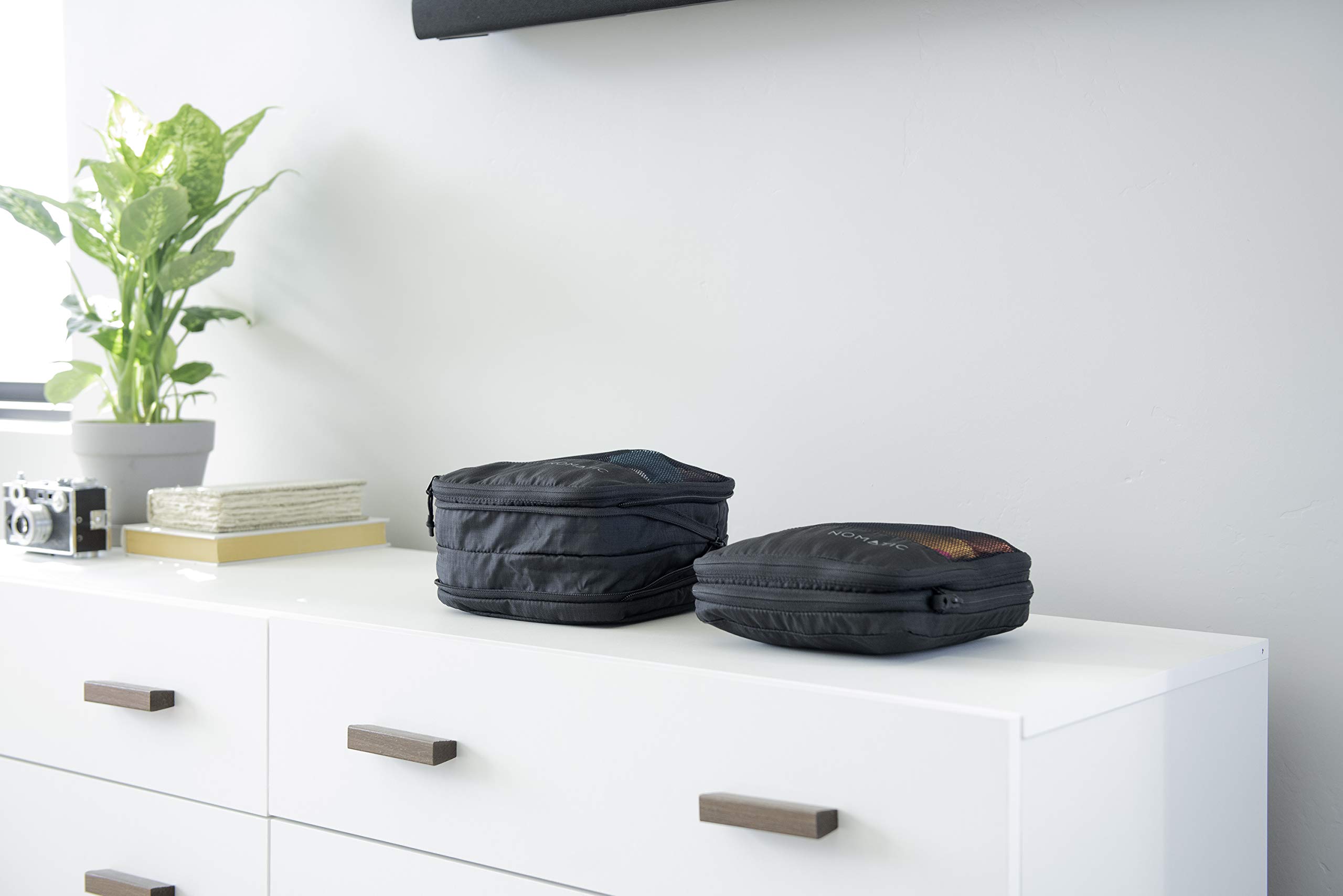 NOMATIC Packing Cubes Set - 4-Piece Compression Luggage Organizers for Carry-On, Suitcase & Travel Bags | Space-Saving Travel Accessories for Business Trips & Vacations