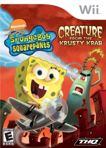 Renewed SpongeBob SquarePants: The Creature from the Krusty Krab Game for Nintendo Wii - Fun Family Adventure Game for Kids & Adults - Perfect for Birthday Gifts & Game Nights