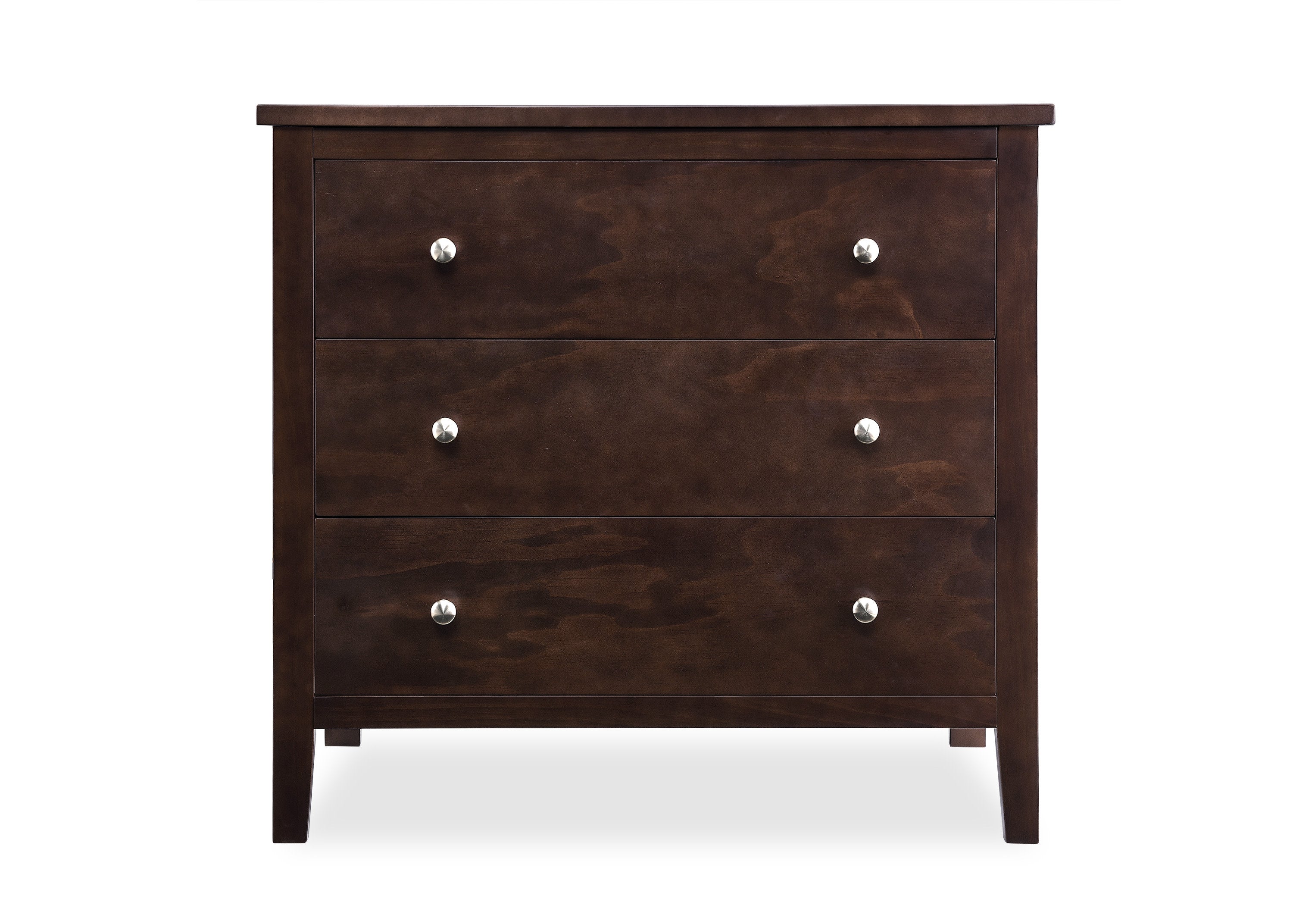 Campbell 3 Drawer Dresser - Wooden Chest of Drawers for Bedroom Storage, Organizer for Clothes & Accessories | Perfect for Home, Dorm, Nursery & Office Organization