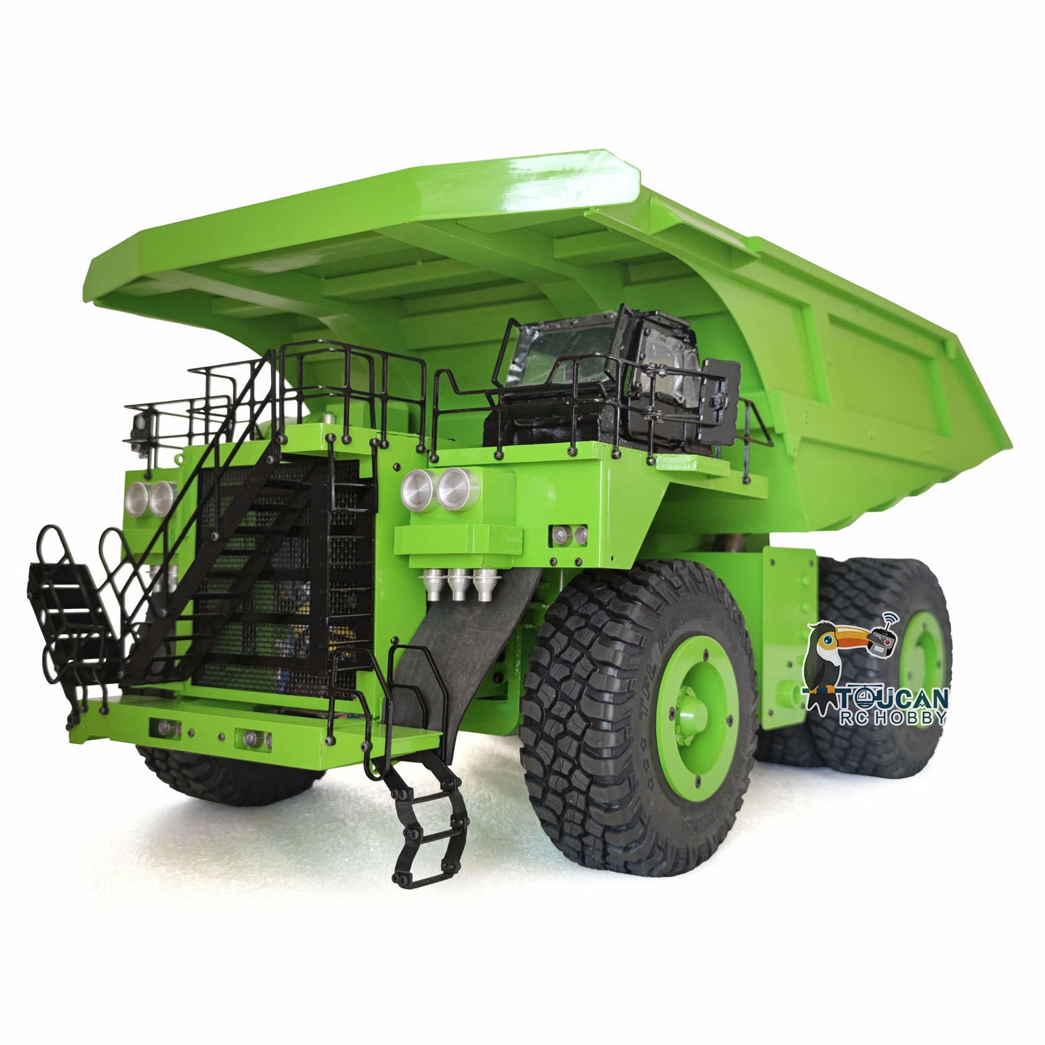 1/20 Scale Metal RC Hydraulic Mining Truck - 6X Remote Control Dumper Car with Warning Sounds | Heavy Duty Construction Vehicle Toy for Kids & Adults | Perfect for Indoor Play, Construction Themed Parties & Collectors