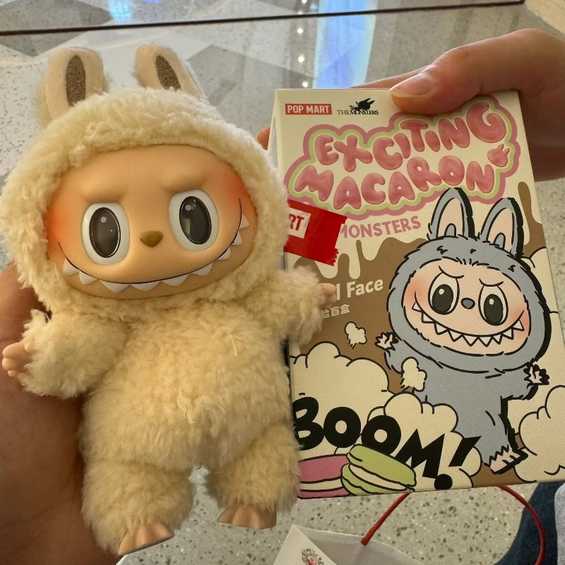 Labubu The Monsters Exciting Macaron Vinyl Face Series Soy Milk - Cute Collectible Toy for Display, Gift & Kawaii Home Decor (Anime Figure, Pop Art Collection)