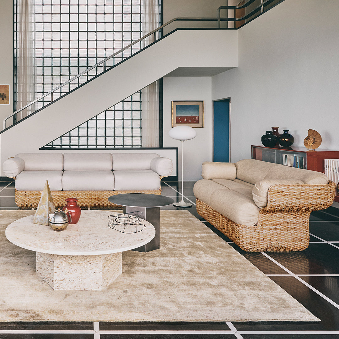 Joe Colombo Basket Sofa by Gubi - Modern Lounge Chair for Living Room, Office & Cozy Spaces