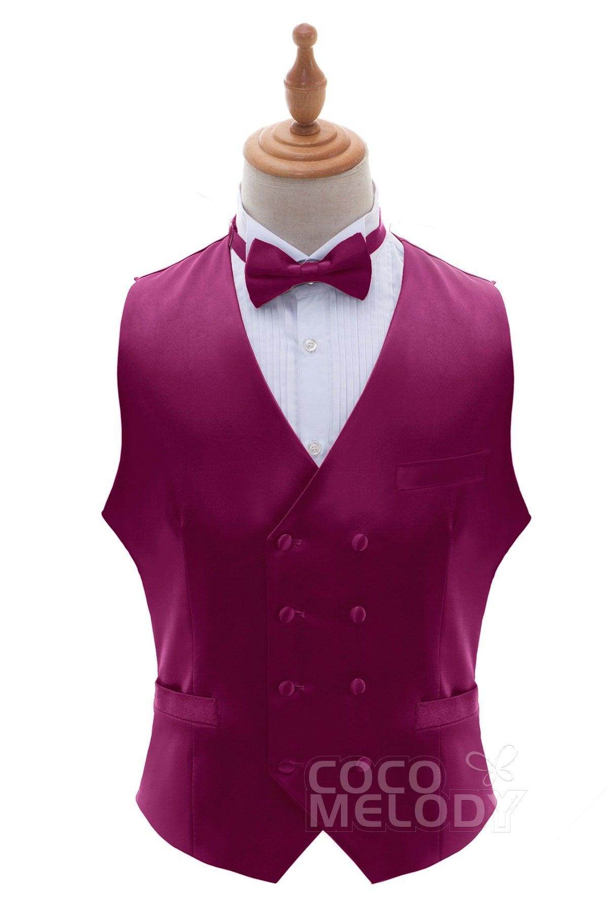 Men's Stretch Silk-Like Satin Vest - Comfortable & Breathable Formal Wear for Weddings, Parties & Business Events - CZ170021