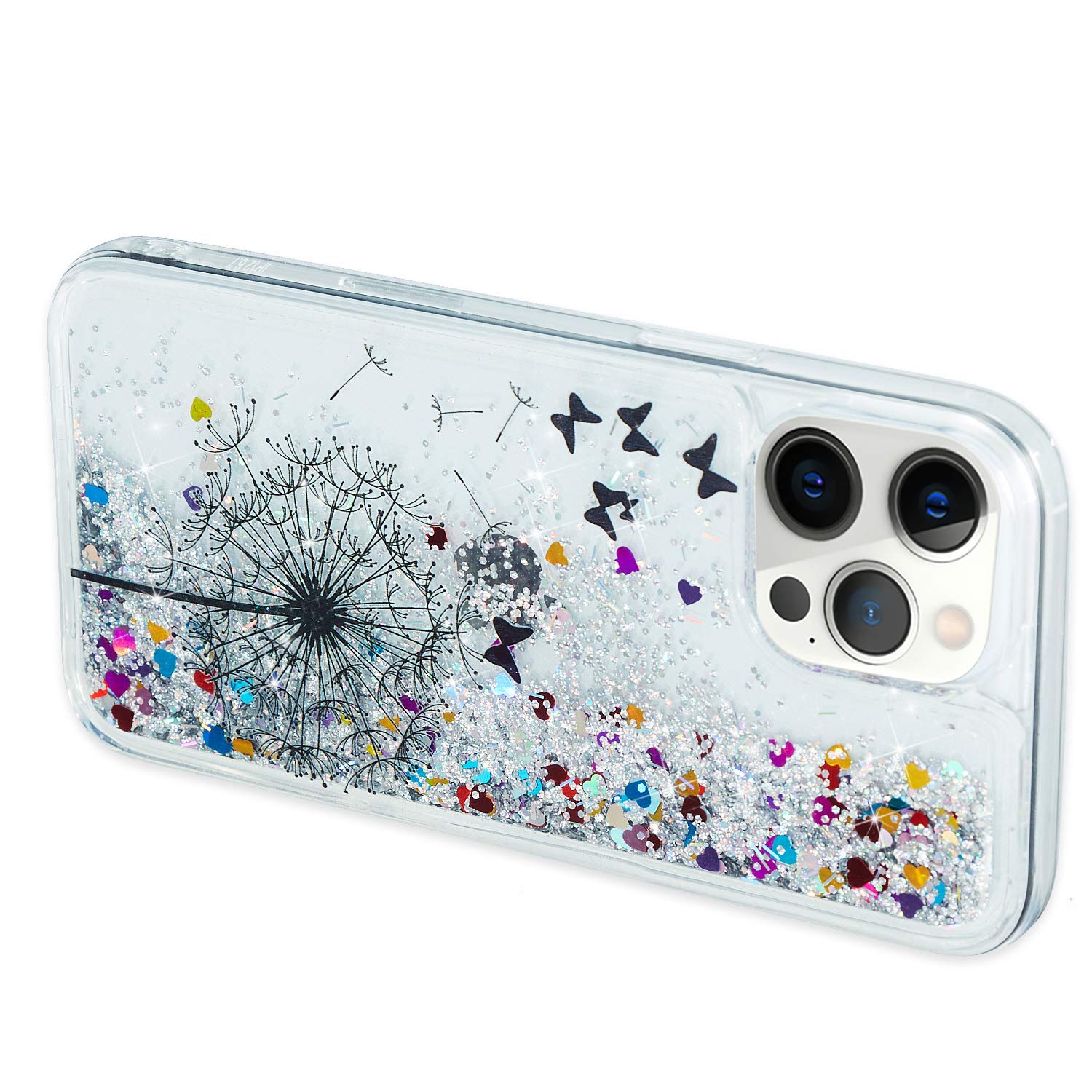 Premium Sparkling Liquid Floating Case for iPhone 13 Pro (6.1