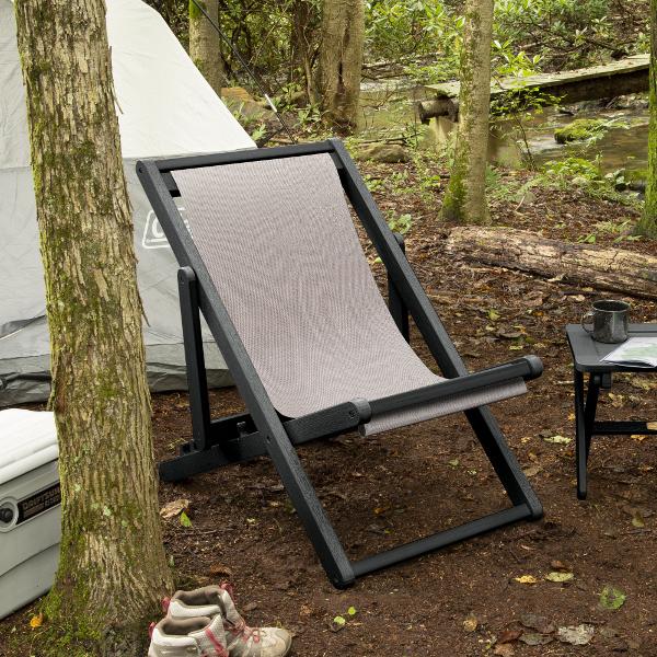Arabella Folding Sling Chair - Portable Outdoor Camping Chair with Cup Holder - Lightweight & Durable for Beach, Picnic, Backyard, and Travel