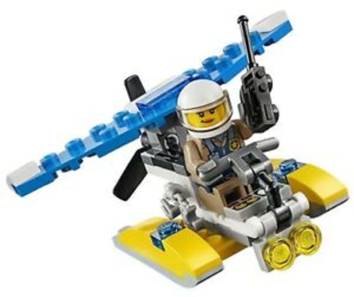 LEGO City Police Water Plane 30359 Building Toy Set for Kids - Fun Police Rescue Playset with Mini Figure - Perfect for Creative Play & Birthday Gifts