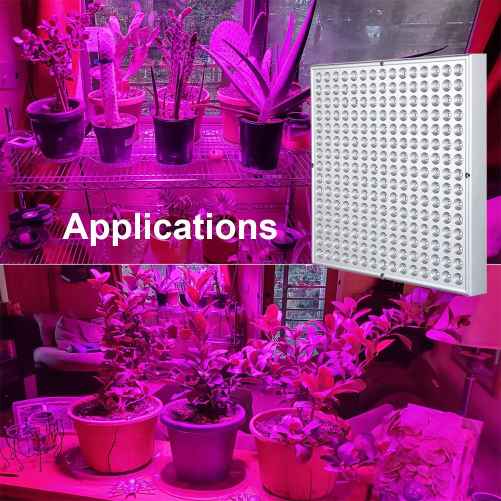 75W Full Spectrum LED Grow Light Panel with Timer for Indoor Plants - Seedlings, Veg & Flower (2 Pack) - Perfect for Hydroponics, Greenhouses & Home Gardening