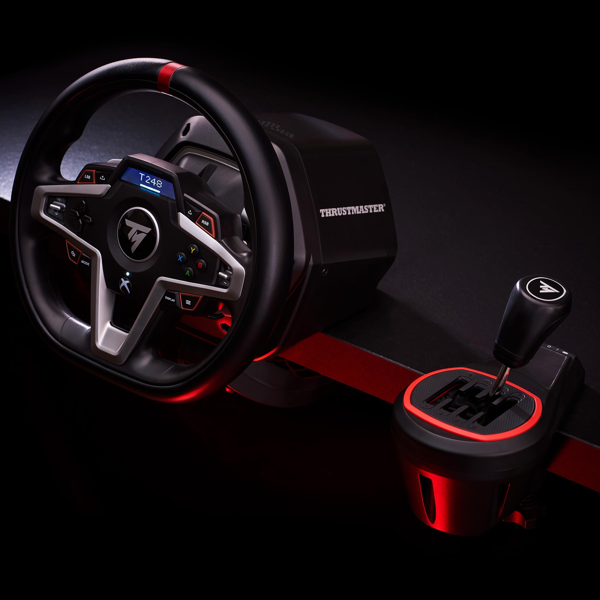 THRUSTMASTER TH8S Shifter Add-On for PS5, PS4, Xbox Series X/S, One & PC - 7-Speed Gear Shift for Racing Simulators - Perfect for Gran Turismo, Forza & F1 Gaming