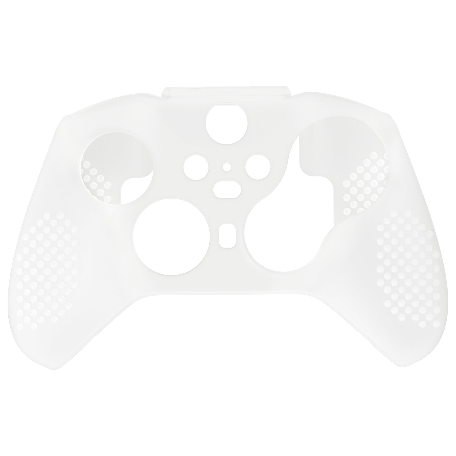 eXtremeRate Glow in Dark Green Anti-Slip Silicone Cover for Xbox One Elite Controller Series 2 & Core - Soft Protective Skin with Thumb Grips (Model XBOWP0049GC) - Perfect for Gaming in Low Light & Night Sessions