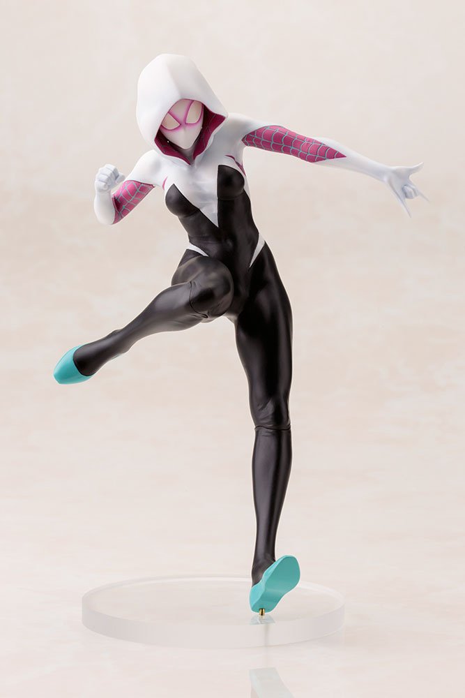 Kotobukiya Marvel Spider-Gwen Bishoujo Statue - Anime Collectible Figure for Home Decor & Marvel Fans Gift