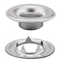 Stimpson 1GTWBN3600 Nickel-Plated Sheet Metal Grommet & Teeth Washer Kit - Heavy Duty, Durable (3600 Sets) for Industrial, Automotive & Marine Applications