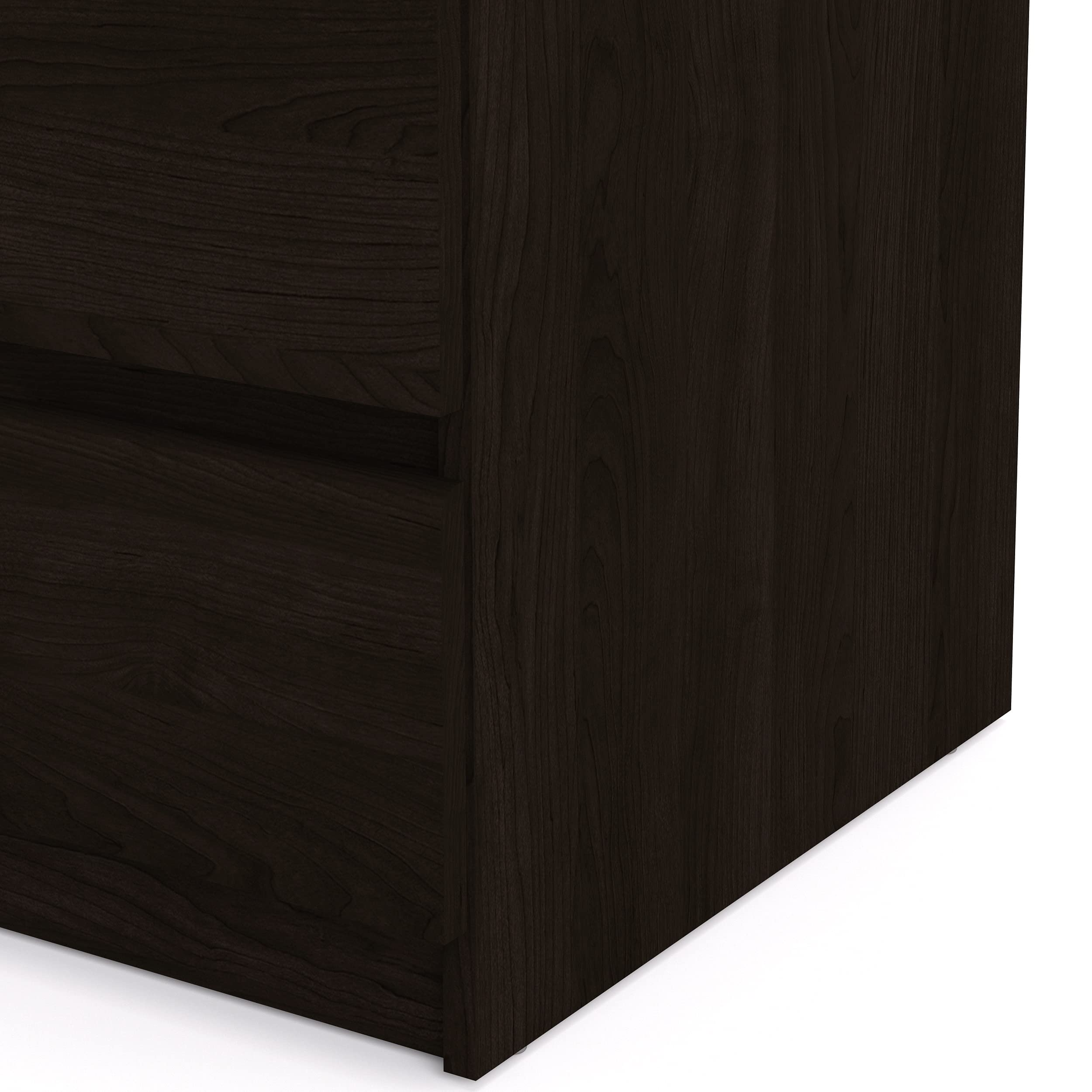 Tvilum Scottsdale 5-Drawer Chest Dresser in Coffee Brown - Modern Bedroom Storage Solution for Clothes, Linens & Accessories