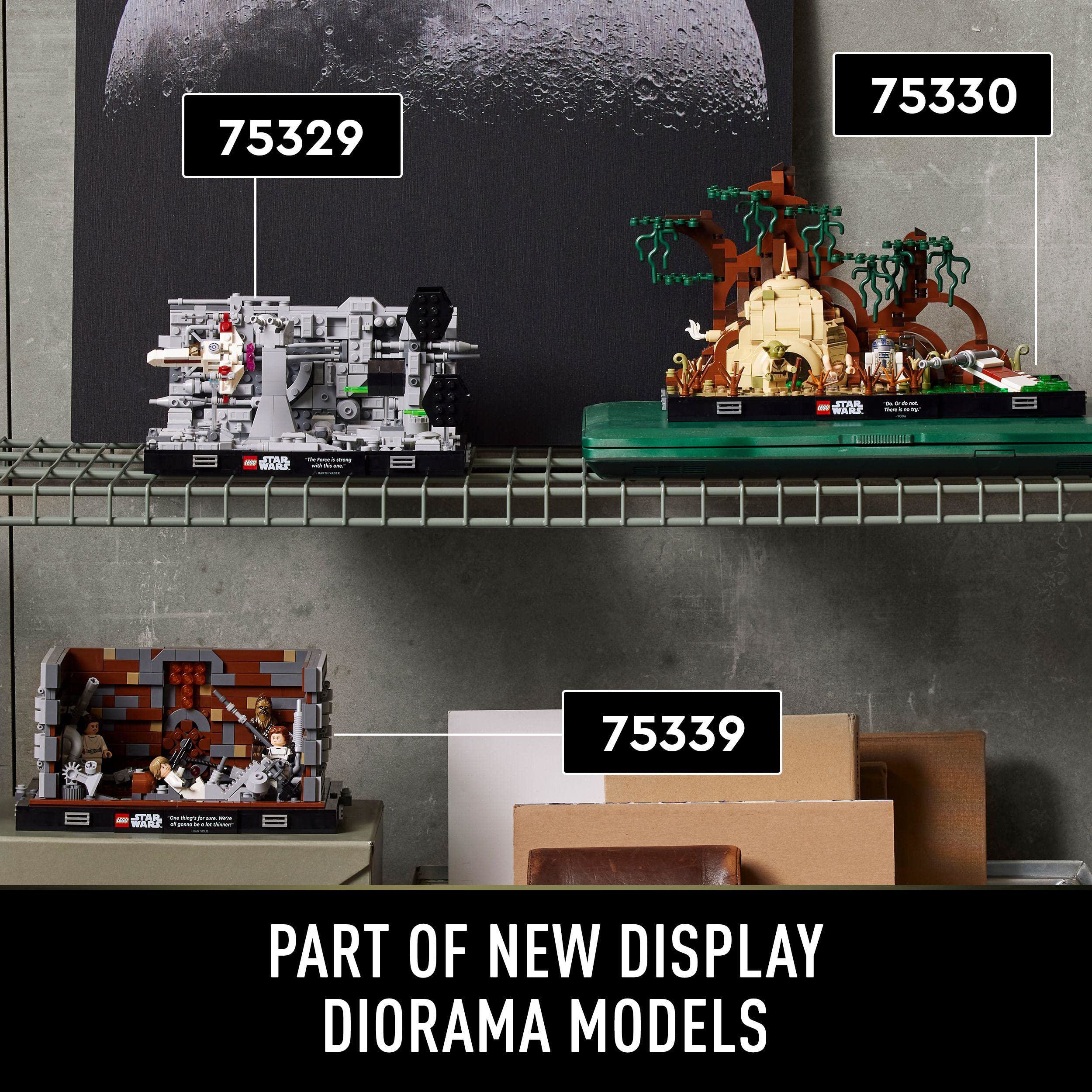 LEGO 75330 Star Wars Jedi Training Diorama on Dagobah - Adult Building Set with X-Wing Starfighter, The Empire Strikes Back Collectible Model Kit - Perfect Gift for Men & Women | Home Decor, Office Display, Star Wars Fan Collection