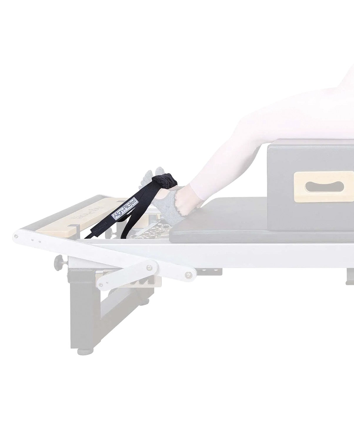 Premium Silent Pilates Reformer Foot Strap - Durable Elastic Band for Home Gym Equipment - Perfect for Pilates Workouts, Stretching & Rehabilitation Exercises
