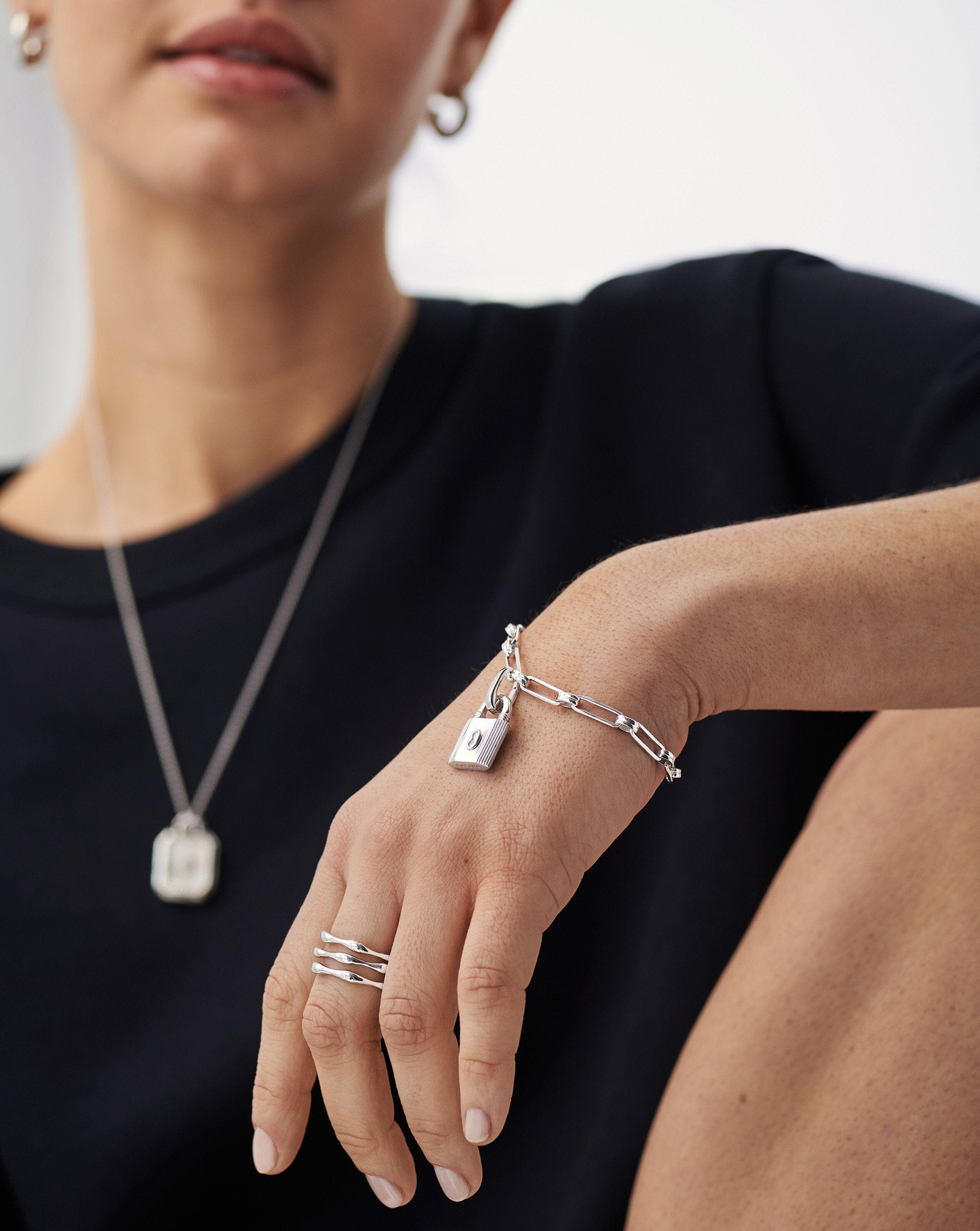 Aegis Chain Bracelet for Men & Women - Silver Plated Stainless Steel Adjustable Unisex Jewelry - Perfect for Everyday Wear, Gifts & Special Occasions
