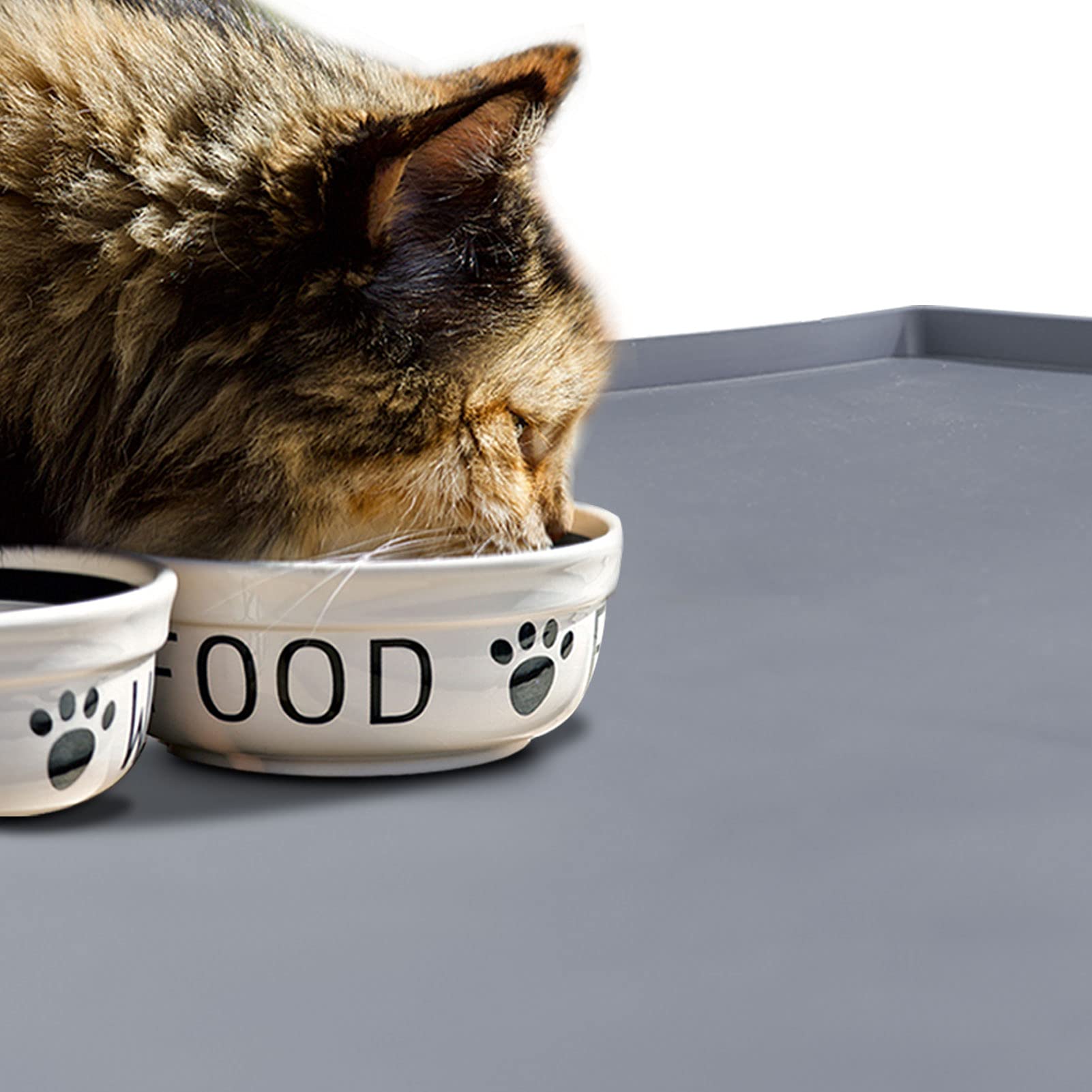 Non-Slip Silicone Dog Food Mat with 0.6