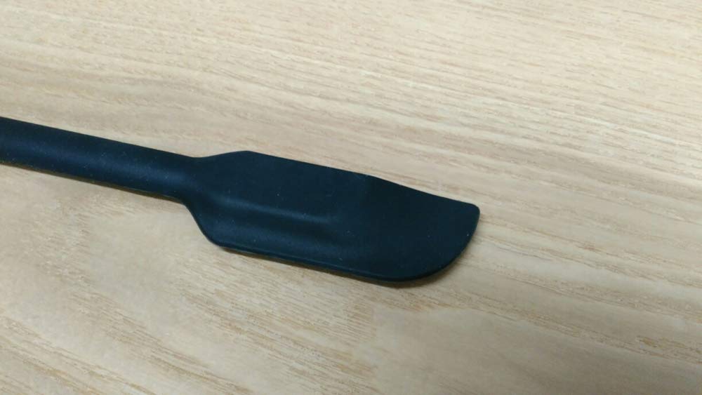 World Create 59874 ViV Mini Silicone Spatula - Heat Resistant, Non-Stick Kitchen Tool for Baking, Cooking, Mixing - Perfect for Cakes, Frosting, Jars & Small Containers (Black)