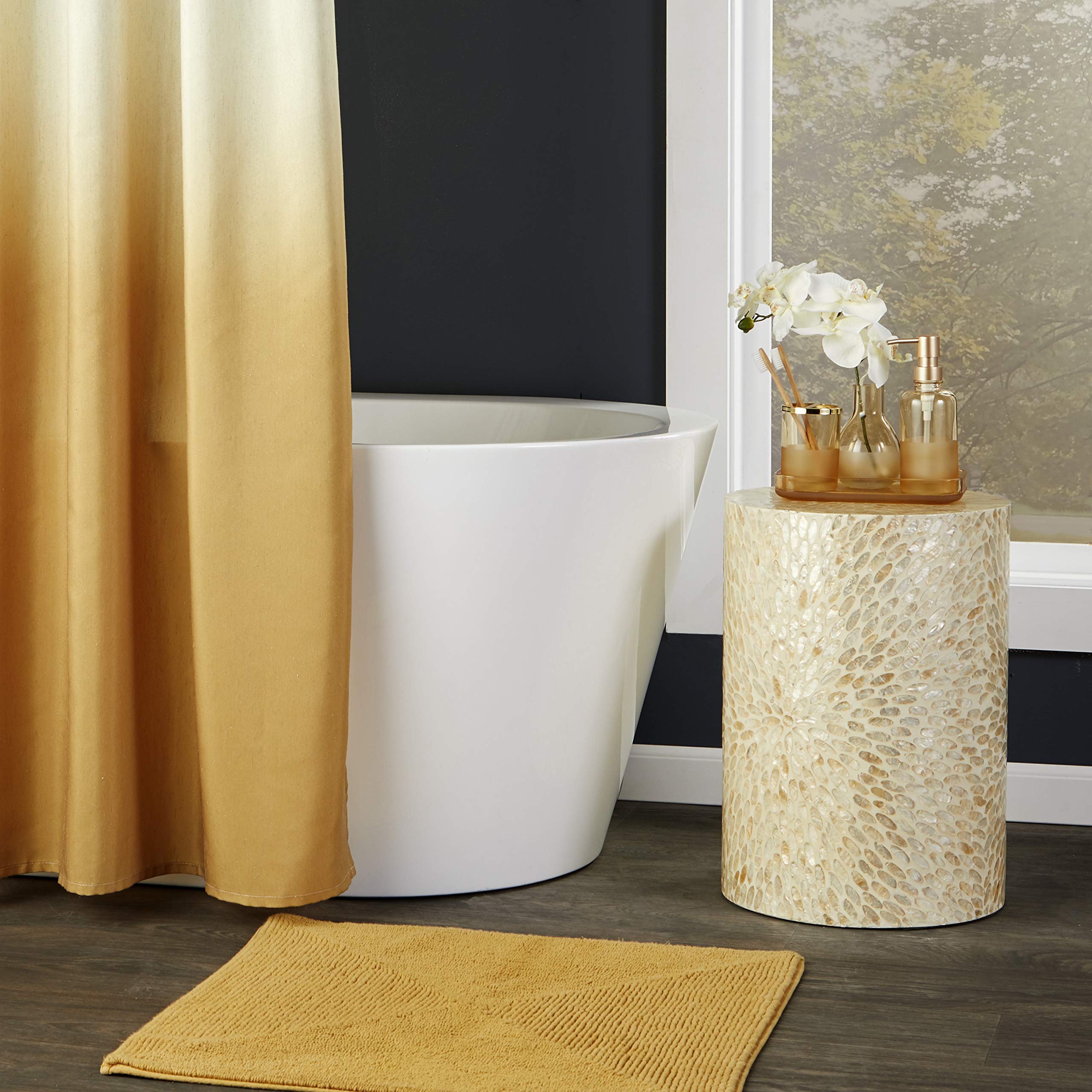 SKL Home Vern Yip Ombre Decorative Tray in Gold - Elegant Serving Tray for Dining Table, Coffee Table, and Home Decor