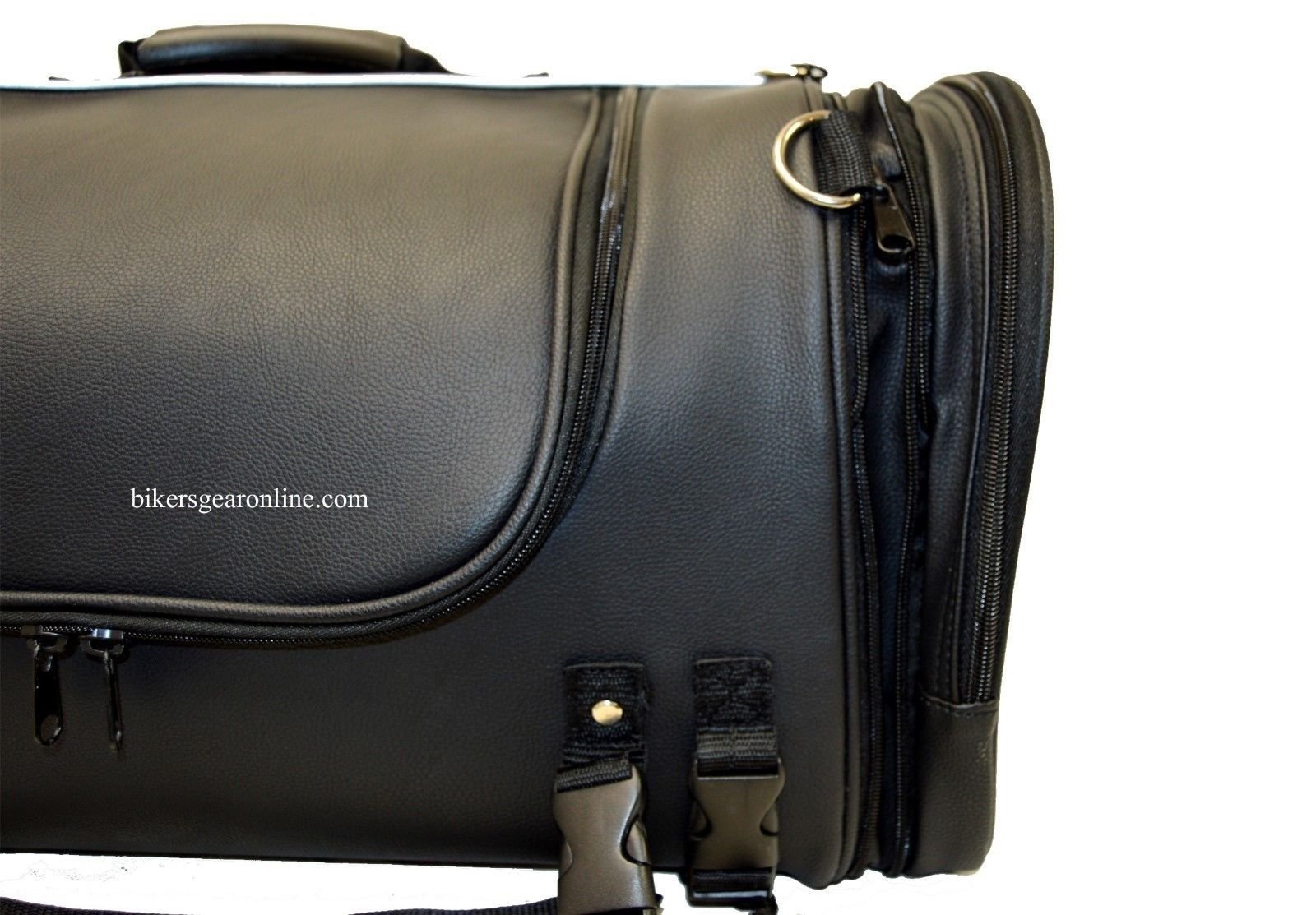 **Motorcycle Sissy Bar Roll Bag - PVC Waterproof Travel Trunk Bag for Harley, Cruiser & Touring Bikes - Perfect for Road Trips & Daily Commute**