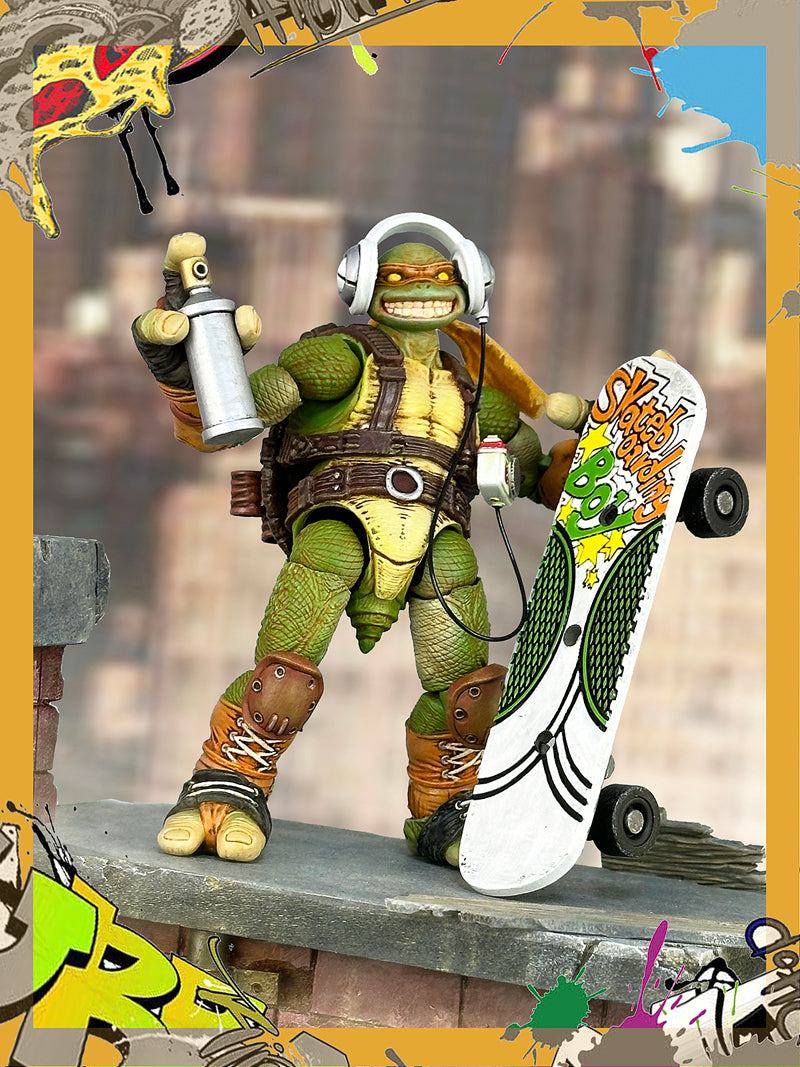 Fury Toys 1/12 Scale 5-inch Action Figure - Wave 3 Rage Samurai Force Turtle Collectible Figure for Display & Play | Perfect for Anime Fans, Model Collectors, and Gift Giving