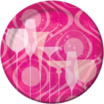 Creative Converting Fabulous Birthday Dinner Plates - Set of 8 - Premium Disposable Party Plates for Birthday Celebrations, Family Gatherings & Special Events
