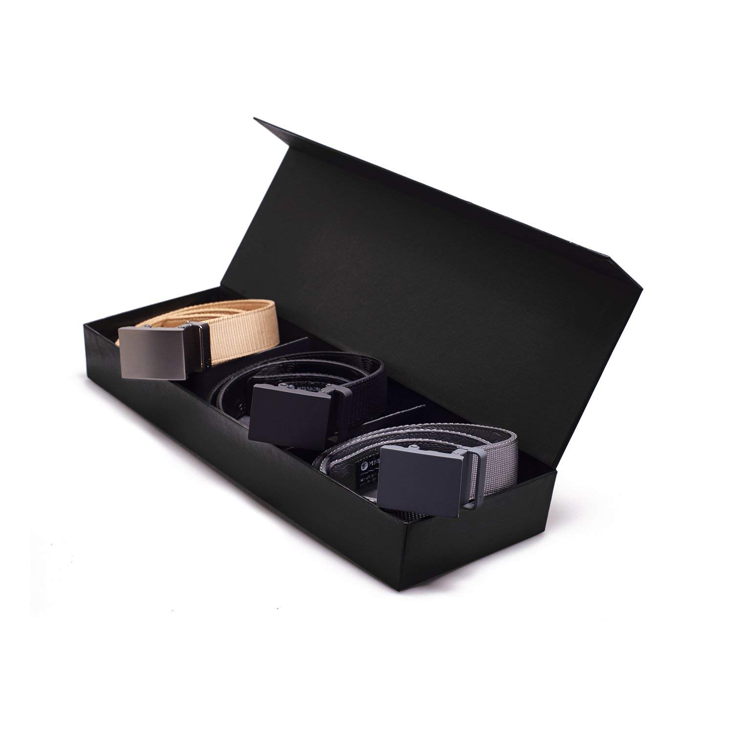 Mission Belt for Men - Adjustable Ratchet Belt with Gift Box | Perfect for Casual, Business & Formal Wear | Durable & Stylish Belt for Everyday Use