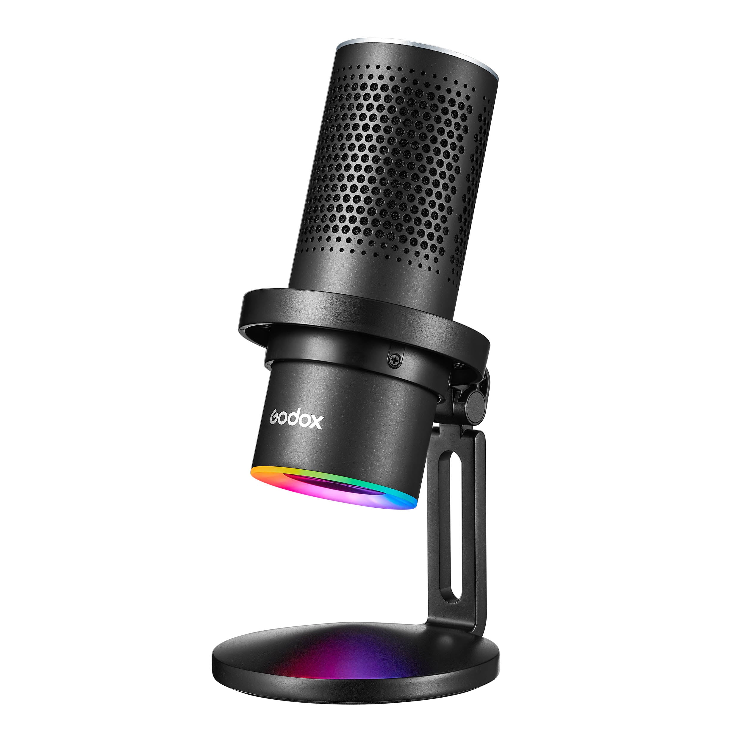 EM68X RGB USB Condenser Microphone - Professional Gaming Mic with Noise Cancellation for Twitch Streaming, Podcasting & YouTube Recording - Perfect for Esports, Discord Chat & Home Studio Setup