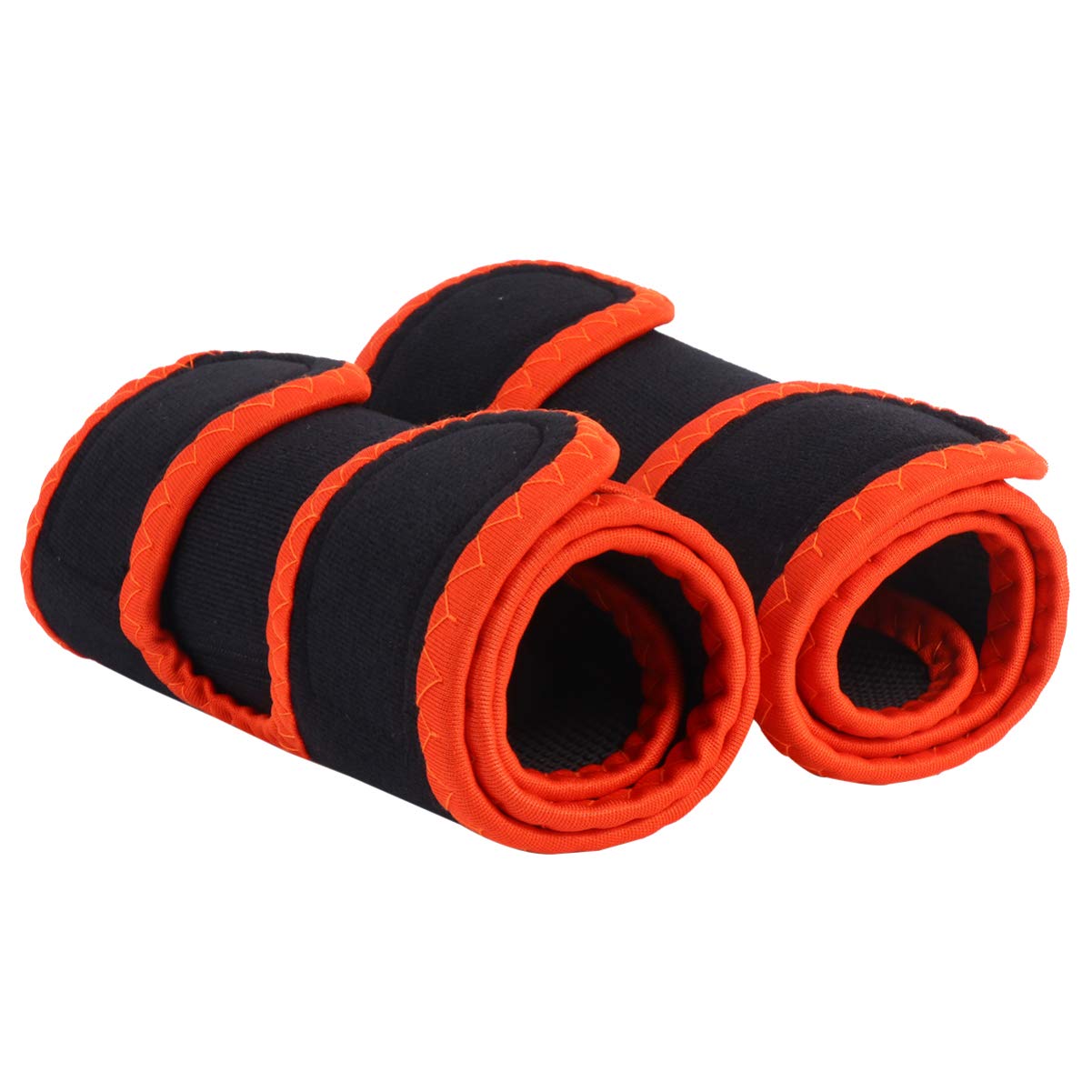 Healifty 2 Pack Adjustable Phone Armband for Running, Workout, Yoga - Sports Arm Sleeve Pouch Case for iPhone & Android Phones - Perfect for Women & Men Jogging, Hiking, Gym & Outdoor Activities (Orange)