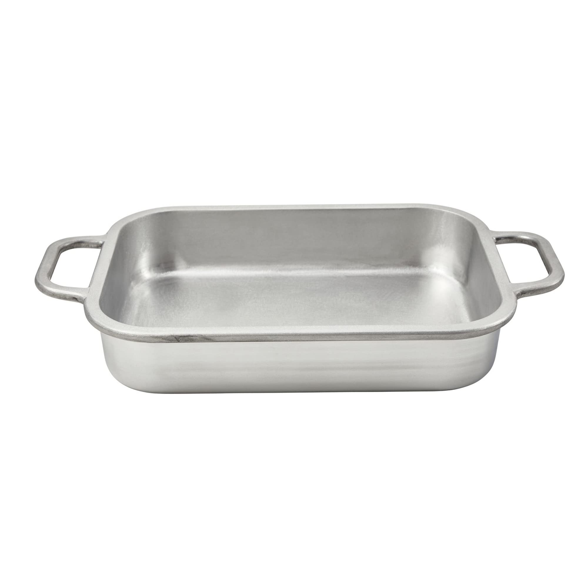IMUSA 13.5x10 Inch Heavy Duty Cajun Cast Aluminum Roaster & Baking Pan - Perfect for Oven Roasting, Grilling, and Cajun Style Cooking