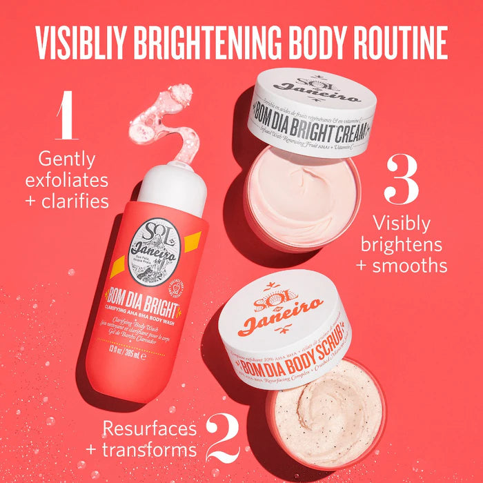 Bom Dia Bright™ Vitamin C Glow Body Cream by Sol de Janeiro – Brighten & Hydrate Skin for a Radiant Glow | Perfect for Daily Use & Special Occasions