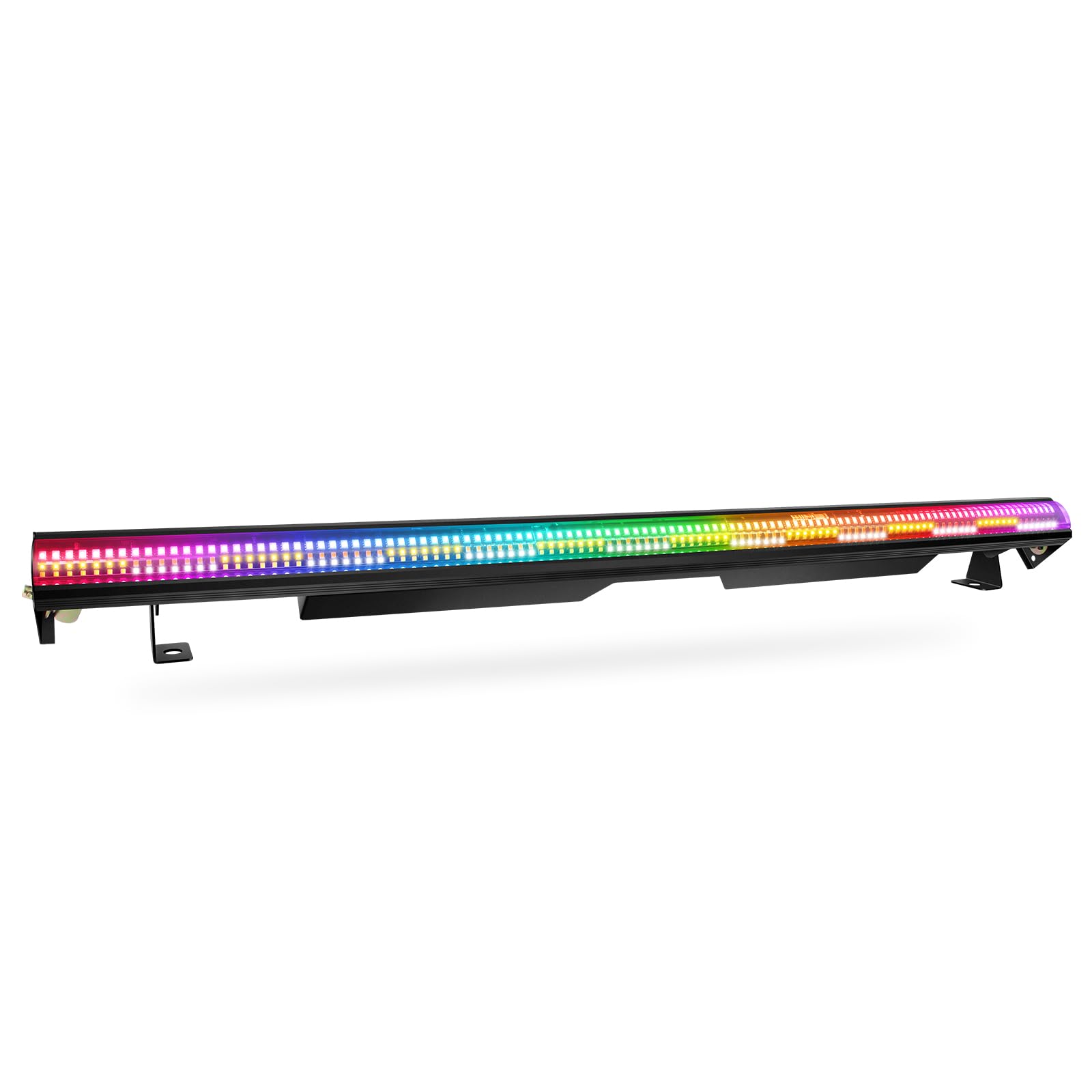 240W DMX LED Stage Wash Light Bar - 448 LEDs RGBWA with Master-Slave Control, 32 RGB & 12 White & 12 Amber Zones for Wedding, Church, Concert, DJ Events | Professional Stage Lighting for Live Performances & Music Shows
