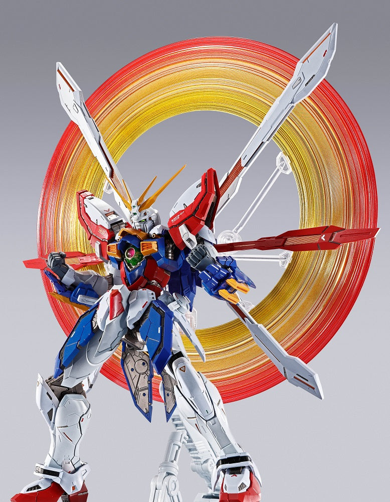 Bandai Metal Build G Gundam God Gundam Action Figure - Premium Collectible Model Kit for Anime Fans | Perfect for Display, Gifts & Anime Collections