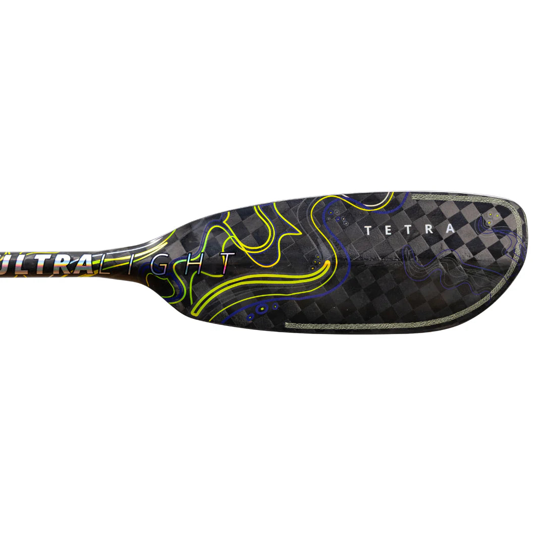 Aqua Bound Tetra Ultralight 2-Piece Posi Lok Kayak Paddle - Lightweight & Durable for Kayaking, Canoeing & Water Sports