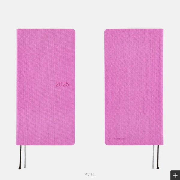 Hobonichi Techo 2025 Planner - Sweet Purple Weeks Hardcover, Weekly Horizontal Layout, English Edition (January Start, Monday Start) | Perfect for Journaling, Scheduling & Productivity