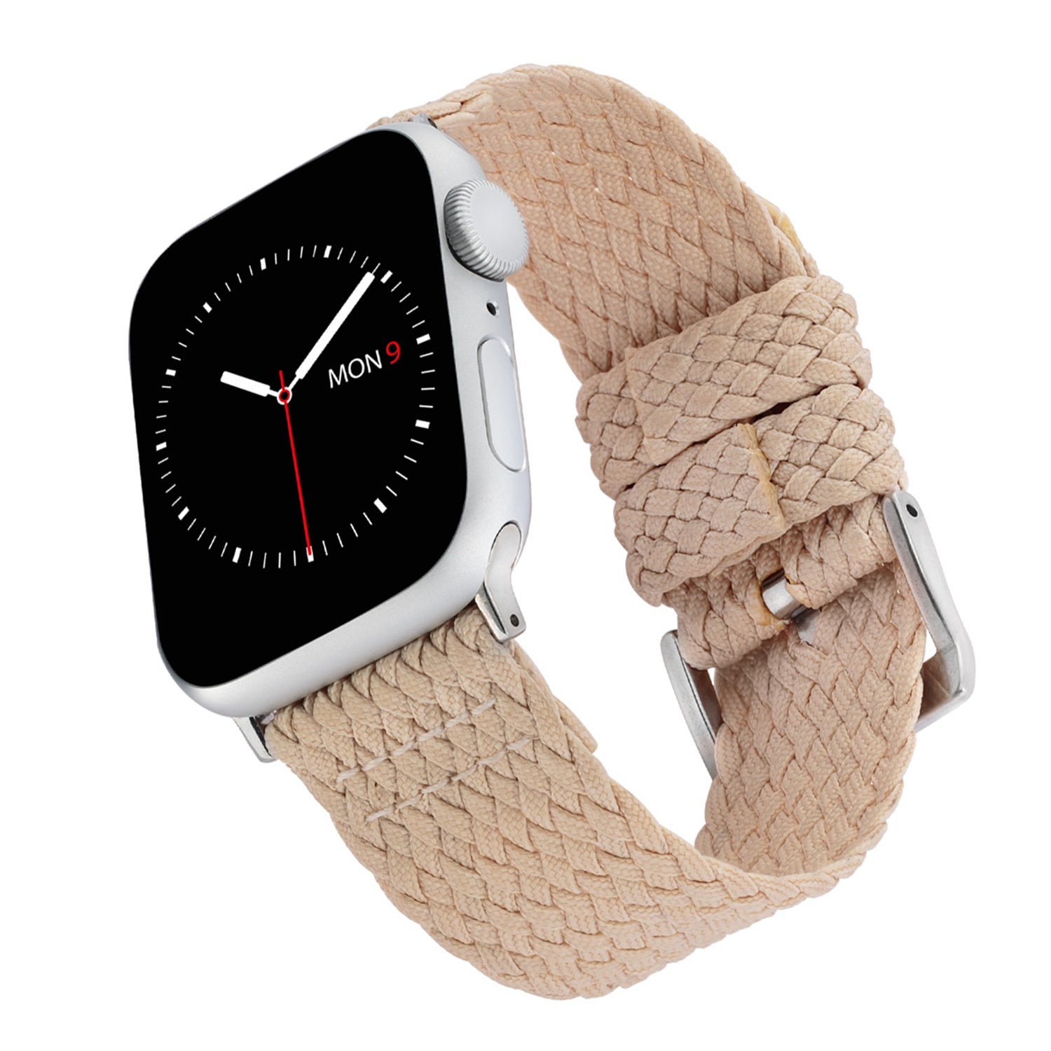 Premium Woven Perlon Watch Band Compatible with Apple Watch - Lightweight, Breathable & Adjustable for Sports, Travel & Everyday Wear