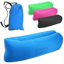 RELAXUS Portable Air Hammock with Storage Pouch - Lightweight & Comfortable for Camping, Backpacking, Beach and Outdoor Relaxation