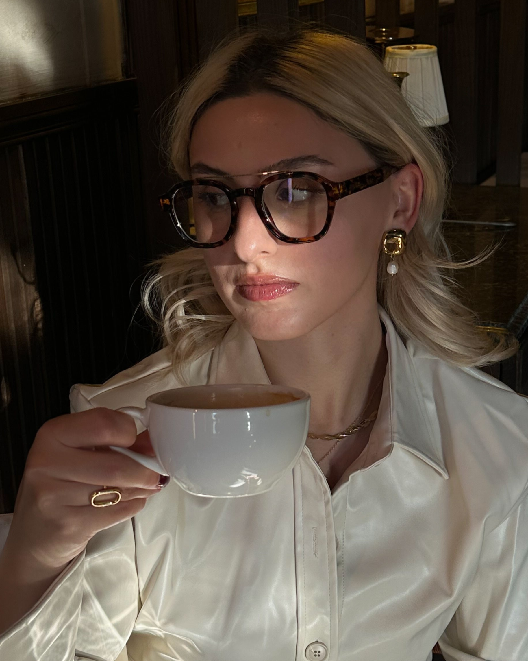 Sanford Aviator Square Blue Light Blocking Glasses for Men & Women - Reduce Eye Strain for Computer, Gaming & Digital Screen Use