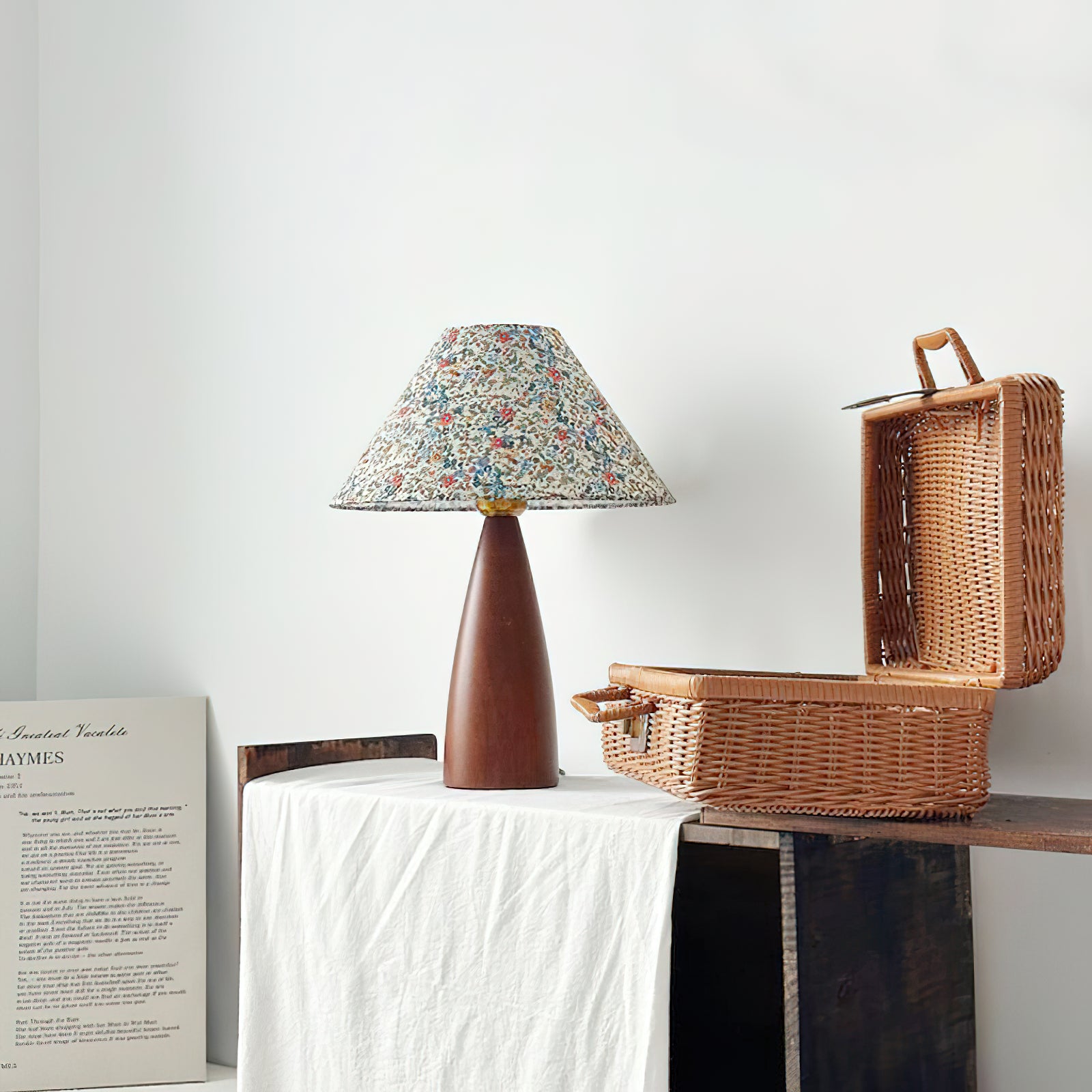 Amelia Blossom Table Lamp - Modern Floral Design Bedside & Desk Light for Home Office Decor | Perfect for Bedroom, Living Room & Study
